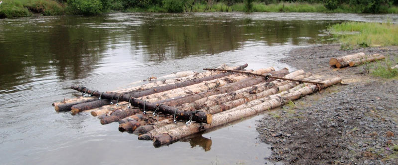 Wooden Raft